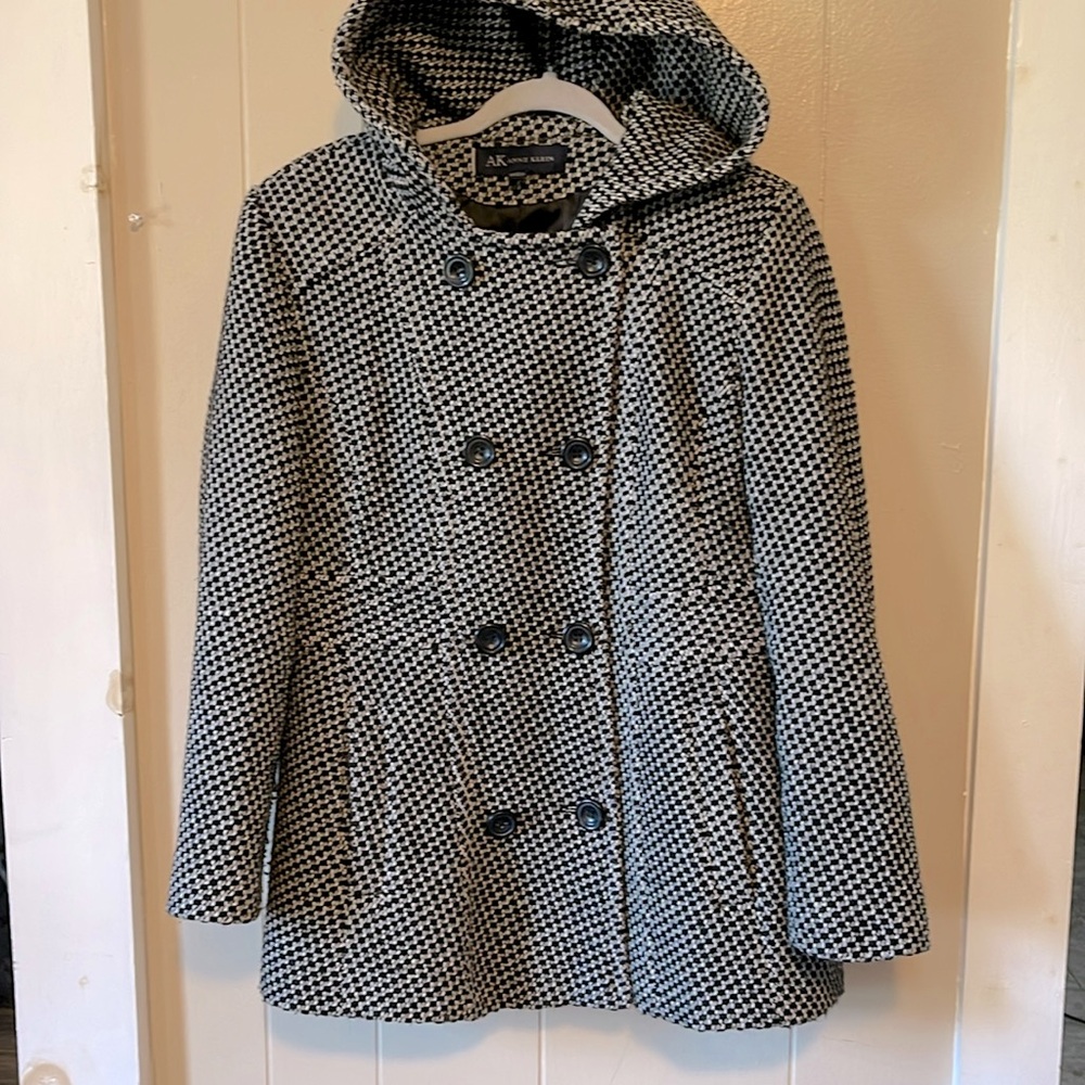 Anne Klein Wool Coat Large